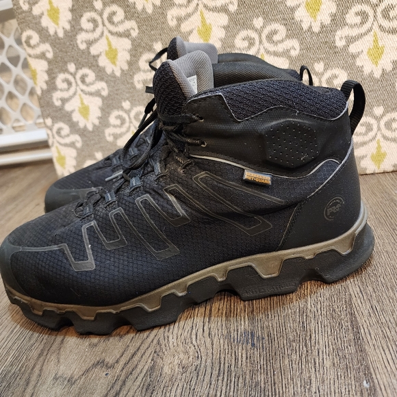 Timberland PRO Men's Powertrain Alloy Toe Metguard Work Shoe - Picture 2 of 10